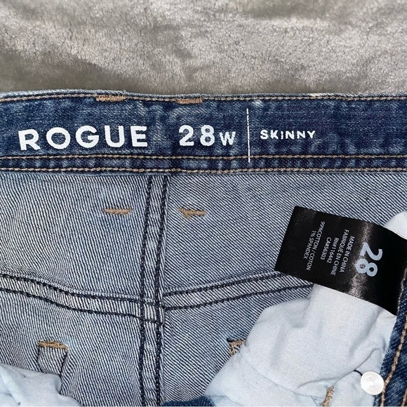 Zumies Ninth Hall Rogue Reflective Side Fluorescent Stripe Skinny Jeans Size 28 - Picture 5 of 8